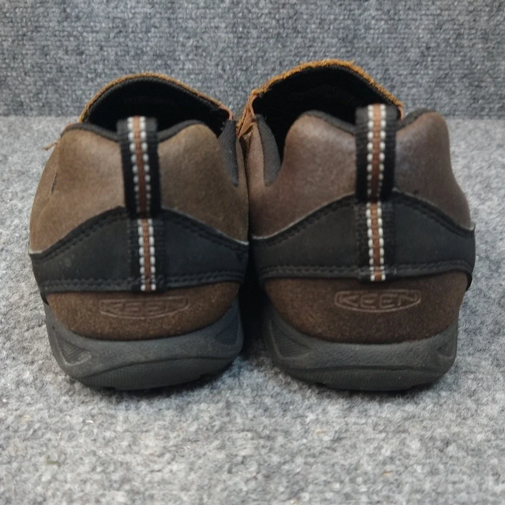 KEEN Austin Slip On Shoes Mens 6 Brown Leather Casual Loafers Low Top Walking